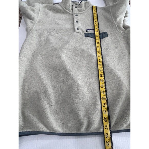 Patagonia Synchilla Snap-T Fleece Pullover Size XL Oatmeal Heather Pastel Salvia - Picture 8 of 12